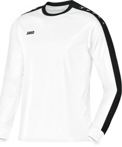 JAKO Striker 4306 - Jersey Shirt Long Sleeves For Mens Ladies Kids Team Round Collar Ripp Contrasting Insert on Shoulders Several Sizes Colors