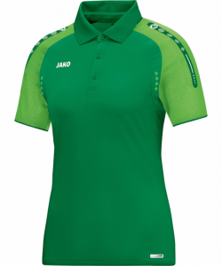 JAKO Champ 6317 - Polo T-Shirt For Women Ladies Buttoned Closure Several Colors and Sizes Placket Ventilation Openings