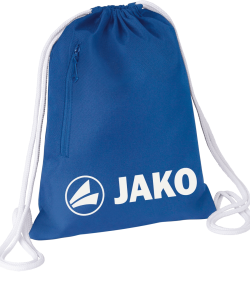 JAKO 1789 - Gym Bag Men Women Kids Several Colors One Size Small Outside Pocket with Zipper Worn on Shoulders or Back