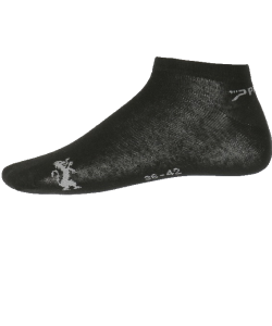 PATRICK PATSNEA - Lot de 3 Paires de Chaussettes pour Baskets Homme Femme Haute Qualité en Couleur Noir Taille 36-42