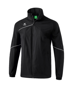 ERIMA 1051801 Premium One 2.0 - Veste Pluie Homme Enfants Imperméable Poches Latérales Zippées Plusieurs Couleurs Tailles Col Haut Capuche Intégrée 1000 mm Étanchéité