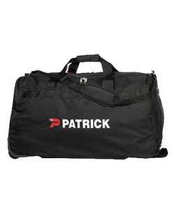 PATRICK GIRONA050 - Sac d'Équipe à Roulette en Noir et Polyester avec Grand Compartiment de Rangement Pour Football ou Autre Sport