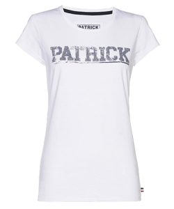 PATRICK PHOENIXW1H - T-Shirt Short Sleeves In White For Women Ladies Ideal For Leisures in Summer Several Sizes