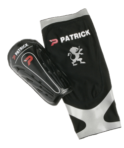 PATRICK SAFE801 - Protège Tibia Avec Chaussette en Noir Pour Joueurs de Football Confortable Protection Optimale des Coups Plusieurs Tailles