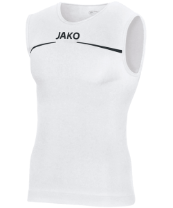 JAKO 6052 - Tank Top Confort Homme en Blanc ou Noir Plusieurs Tailles Confortable Finition Sans Coutures Fonction Keep Fresh