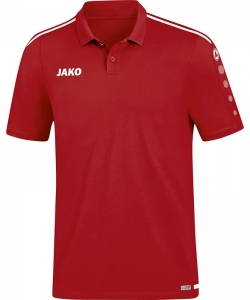 JAKO 6319 Striker 2.0 - Polo Mens Several Colors Sizes Button Closure Contrasting Tape in The Neck Contrast Stripes