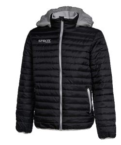 PATRICK SPROX135 - Padded Jacket With Hood in Black or Navy Men Kids Polar Inside Protection Max From Rain and Cold Several Sizes