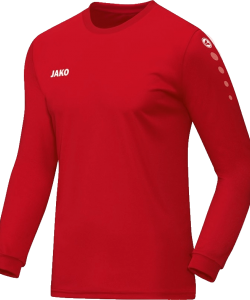 JAKO Team 4333 - Jersey Shirt Long Sleeves Mens Ladies Kids Round Collar Ripp Modern Uni Look Several Sizes Colors Heat Transfer Logos