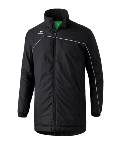 ERIMA 1060701 Club 1900 2.0 - Winter Coach Jacket Men Kids Zipped Side Pockets Several Sizes Windproof Waterproof Hood Integrated in Collar