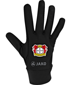 JAKO Bayer 04 Leverkusen BA2588 - Gants Fonctionnels Homme Femme Enfant Couleur Noir Plusieurs Tailles Points en Silicone sur Doigts