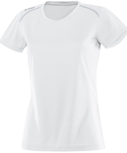 JAKO Run 6115W - T-Shirt Manches Courtes Femme Dames Coutures Flatlock Plusieurs Couleurs Tailles Matériau Polyester-Mesh Respirant