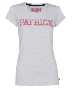 PATRICK PHOENIXW1I - T-Shirt Short Sleeves In Light Grey Melee For Women Ladies Ideal For Leisures in Summer Several Sizes