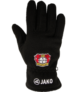 JAKO Bayer 04 Leverkusen BA2587 - Gants Polaire Homme Femme Enfant Couleur Noir Plusieurs Tailles Logo Brodé