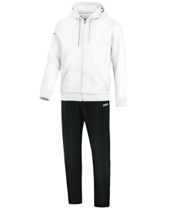 JAKO Team M9733M - Survêtement Jogging Loisir à Capuchon Homme Enfants Coutures Flatlock Plusieurs Couleurs Tailles Bord Élastique avec Cordon de Serrage