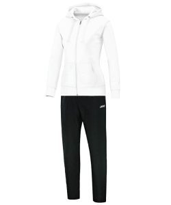 JAKO Team M9733W - Hooded Jogging Leisure Tracksuit For Women Ladies Flatlock Seams Several Colors Sizes Elastic Edge with Drawcord