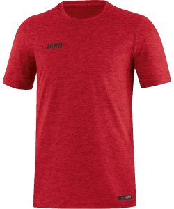 JAKO 6129M Premium Basics - T-Shirt Hommes Col Rond Coupe Sportive Plusieurs Couleurs Tailles Effet Mélange Label Qualité