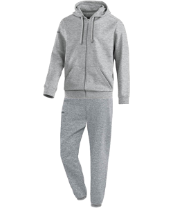 JAKO Team M9633 - Survêtement Jogging à Capuchon Homme Enfants Coutures Flatlock Plusieurs Couleurs Tailles Bord Élastique avec Cordon de Serrage