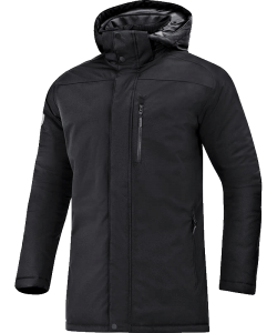 JAKO 7206 - Parka Hiver Homme Résistant Vent et Pluie Plusieurs Tailles Couleurs Poches Latérales Zippées Capuchon Réglable Coupe Droite