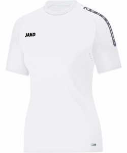 JAKO Champ 6117W - T-Shirt For Women Ladies Ventilation Openings Several Colors Sizes Sleeves with Relief Design Performance Label