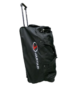 JARTAZI 8001 - Team Travel Bag in Black Very Functional Resistant With Double Bottom Compartment for Storage