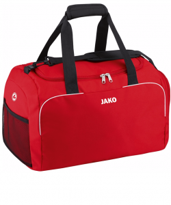 JAKO Classico 1950 - Sports Bag Side Pockets Pouch with Zipper in the Main Compartment Several Colors Sizes Adjustable Shoulder Strap