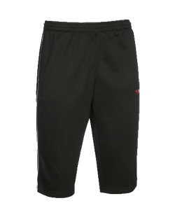 PATRICK GIRONA225 - Pantalon 3/4 d'Entraînement Homme Enfant en Noir ou Bleu Marin Taille Élastique Idéal Pour Pratique Sport Différentes Tailles