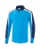 ERIMA 126180-1 Liga 2.0 - Breathable Workout Sweatshirt Men Kids For Cold Days on The Football Field Several Colors Sizes Officer Collar Regulating Moisture