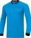 JAKO Referee 4371 - Jersey Shirt Long Sleeves Adult Round Collar Ripp with Snap Closure Several Sizes Colors Chest Pockets with Velcro Closure