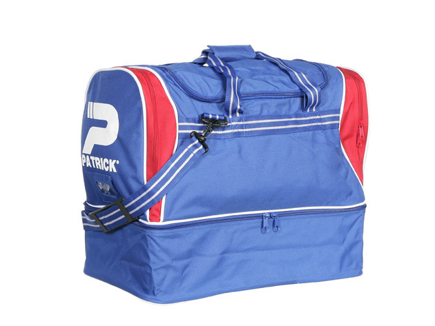 ExtraOffre Sport  PATRICK PAT040 - Sac de Foot Moyen en Noir ou Bleu Marin  Très Fonctionnel Résistant avec Compartiment Rigide Rangement Chaussures