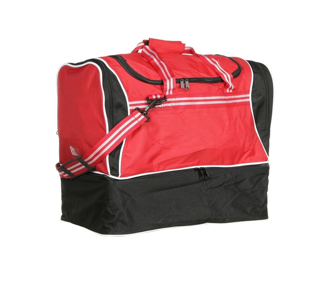 PATRICK TOLEDO000-048 Sac de Football Sans Logo Rouge/Blanc/Noir