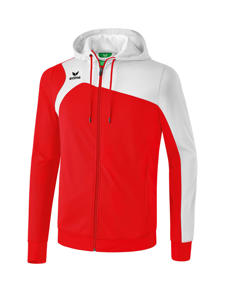 ERIMA 1070710 Hooded Training Jacket Club 1900 2.0 Red/White