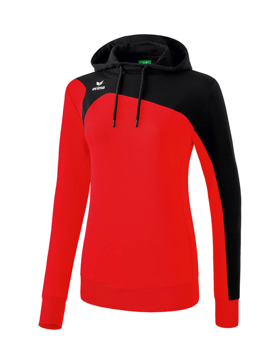 ERIMA 1070721 Hooded Sweatshirt Club 1900 2.0 Red/Black