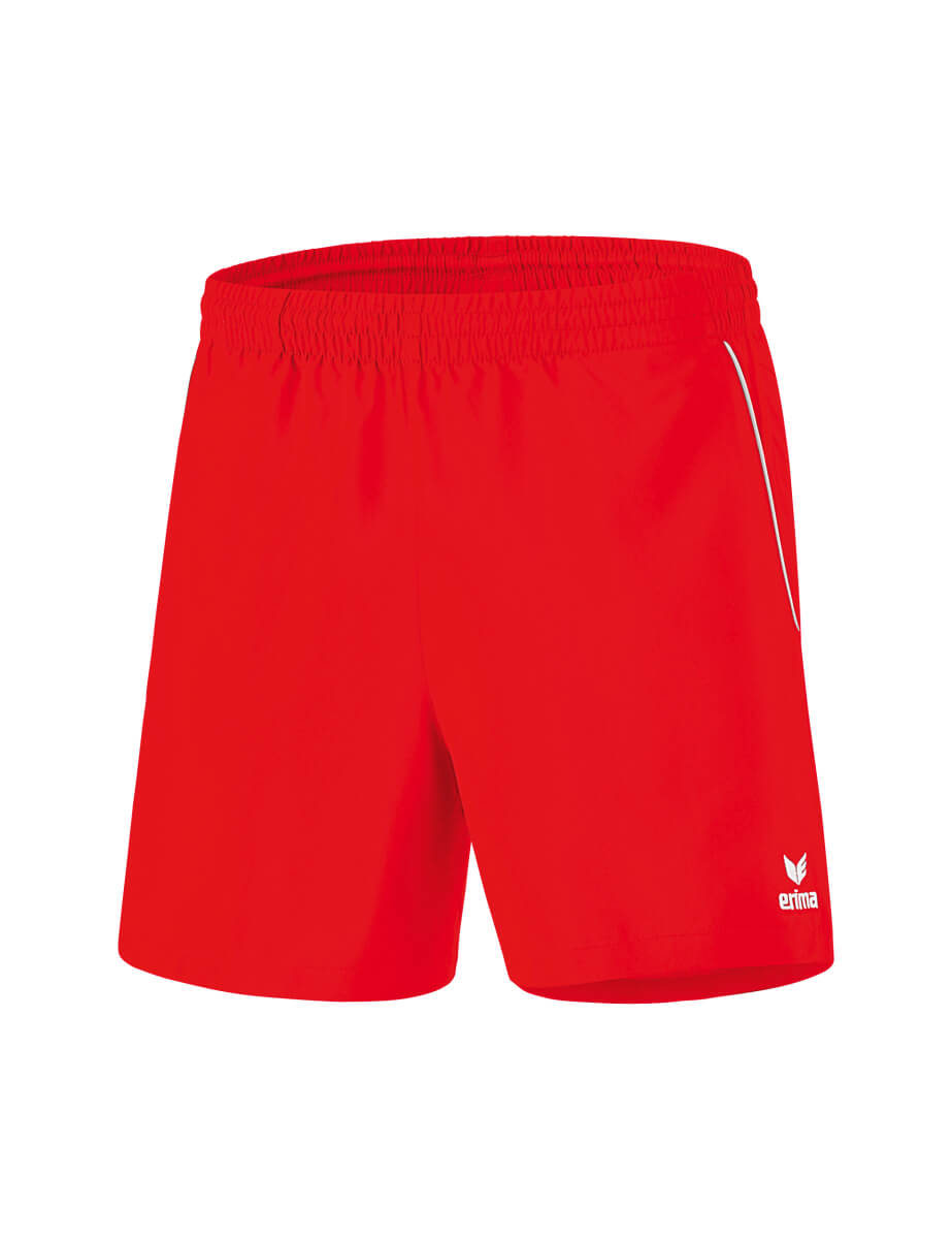 ERIMA 1090704 Short Loisir / Tennis de Table Rouge/Blanc