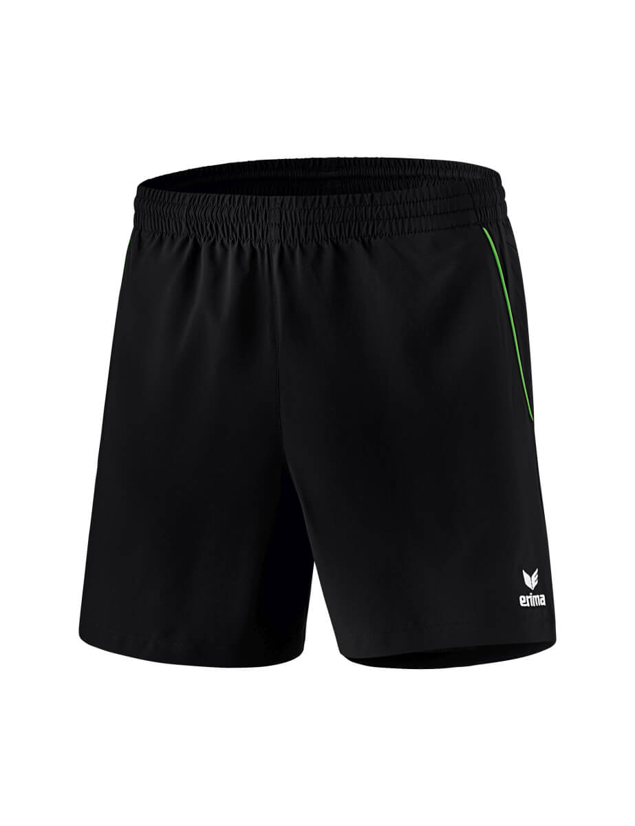 ERIMA 1090705 Short Loisir / Tennis de Table Noir/Vert