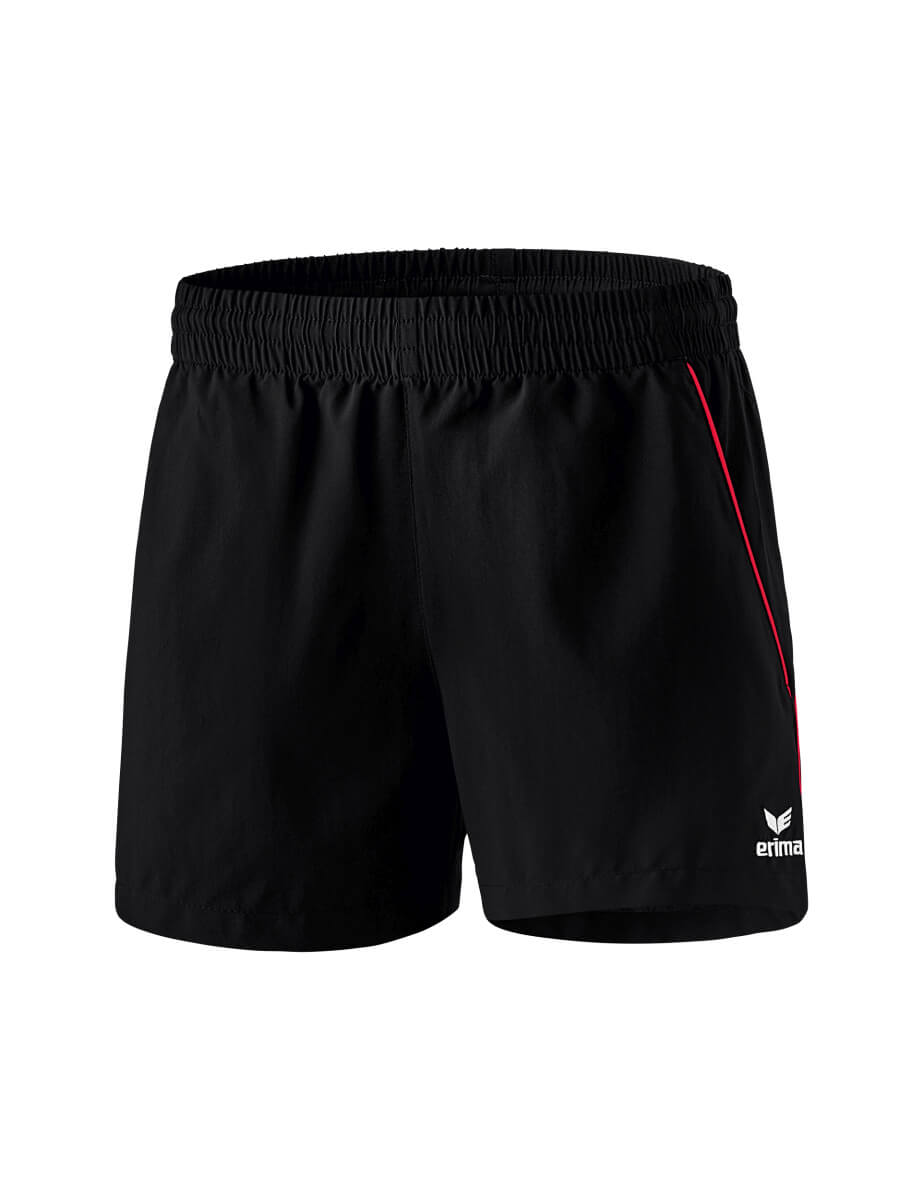 ERIMA 1320701 Short Loisir / Tennis de Table Noir/Rouge