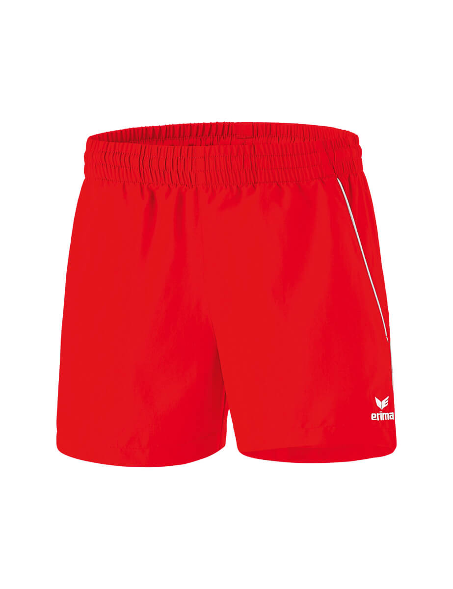 ERIMA 1320704 Short Loisir / Tennis de Table Rouge/Blanc