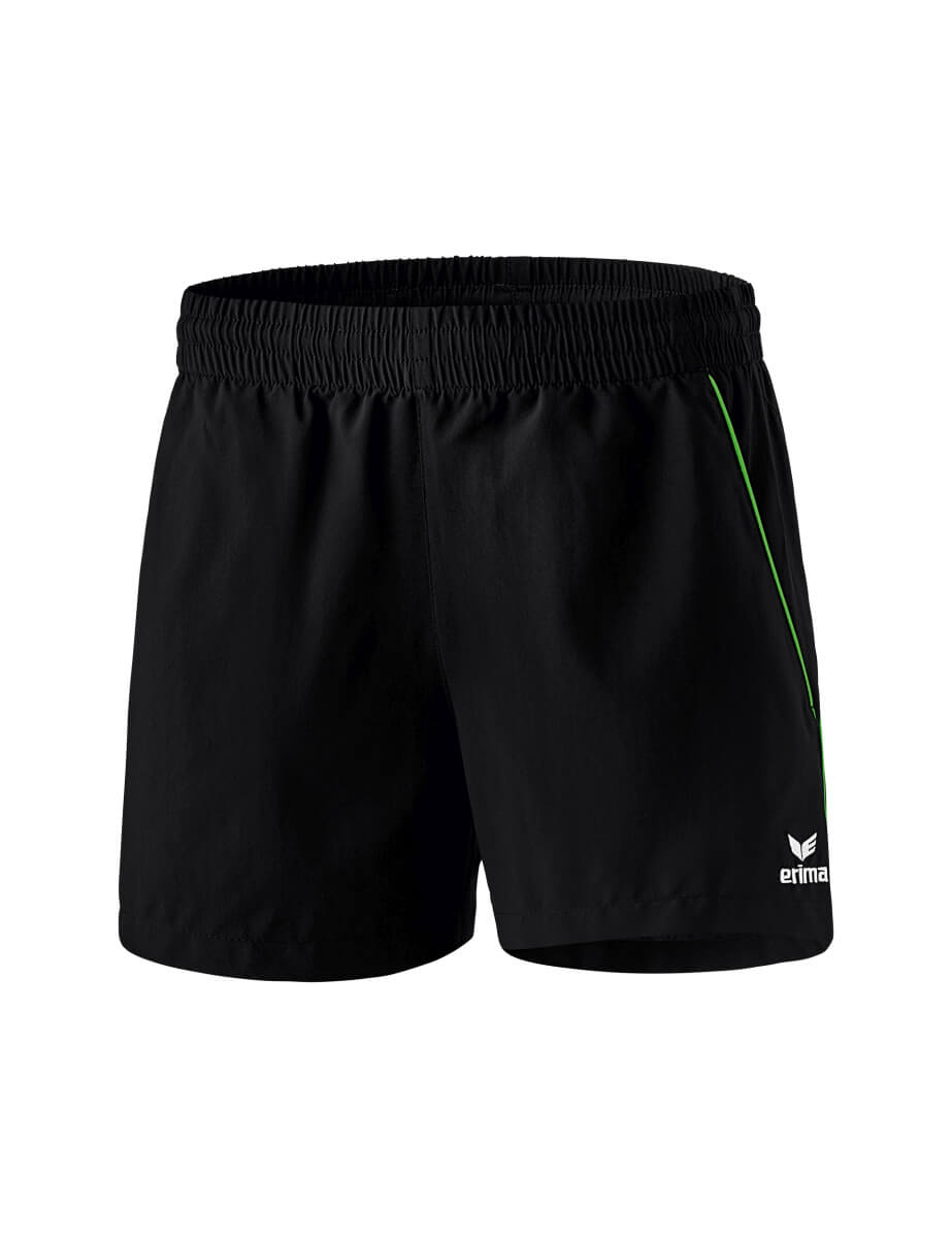 ERIMA 1320705 Short Loisir / Tennis de Table Noir/Vert