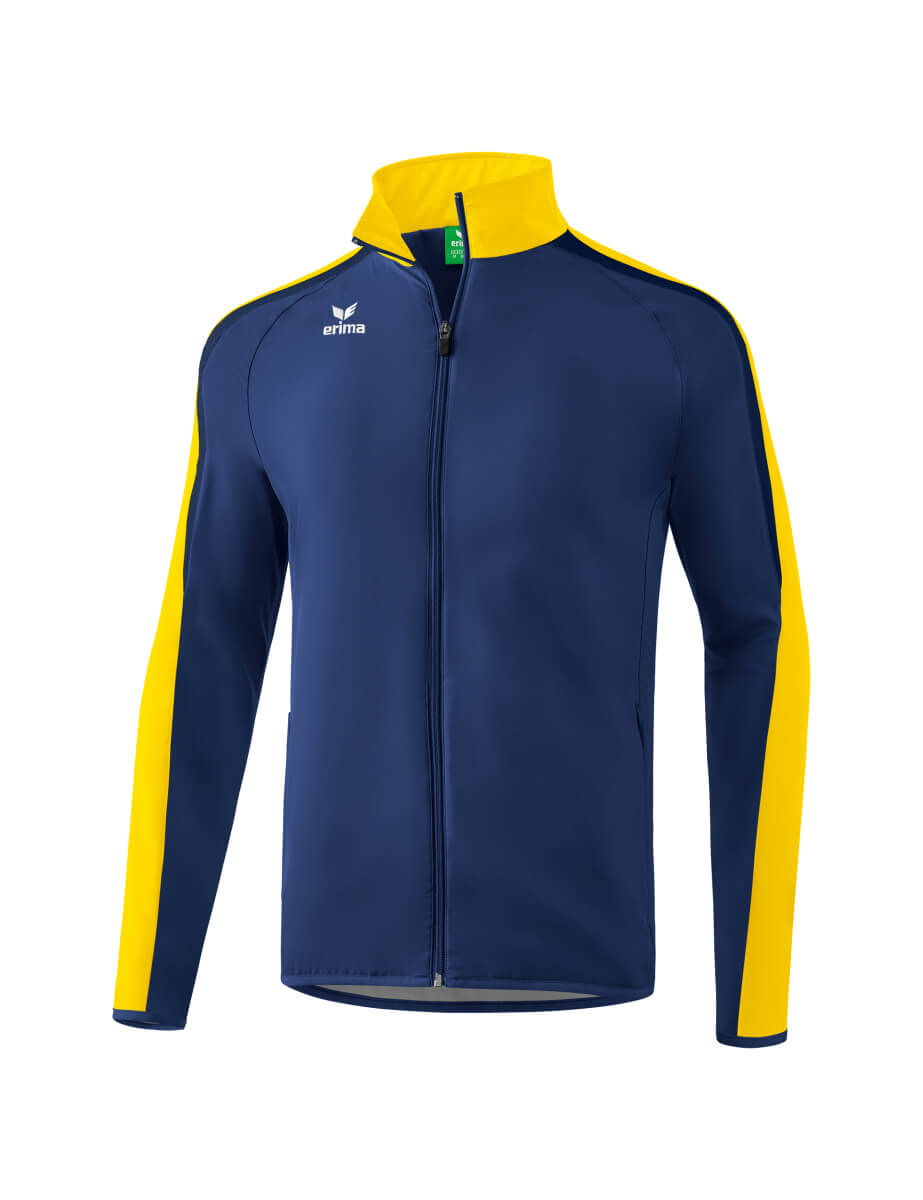 ERIMA 1011825 Veste Présentation Liga 2.0 Bleu Marin/Jaune/Bleu Marin Foncé