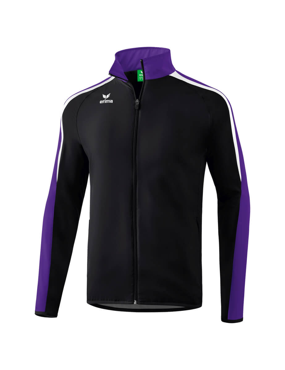 ERIMA 1011830 Veste Présentation Liga 2.0 Noir/Violet Foncé/Blanc