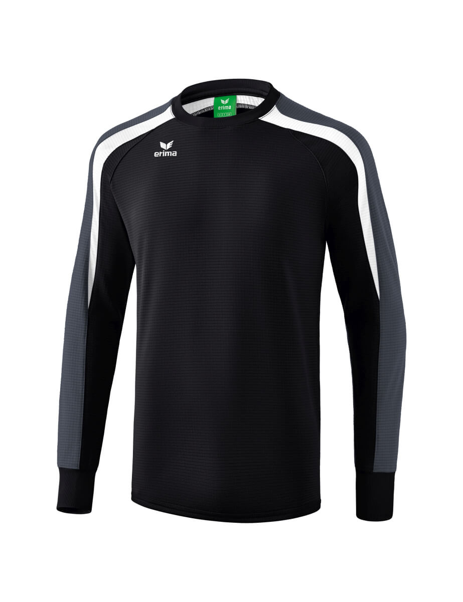 ERIMA 1071864 Sweat-Shirt Entraînement Liga 2.0 Noir/Blanc/Gris Foncé