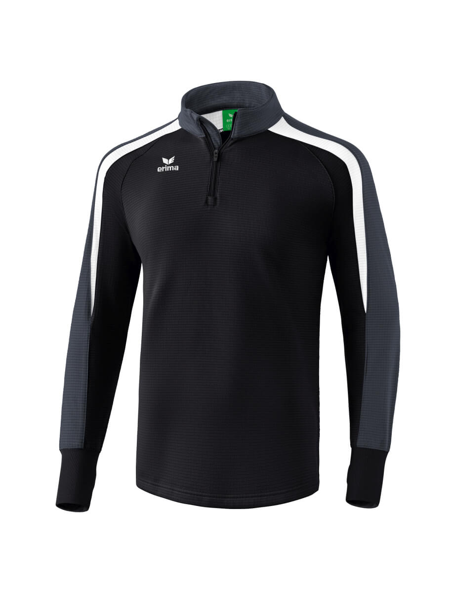 ERIMA 1261809 Breathable Workout Sweatshirt Liga 2.0 Black/White/Dark Grey