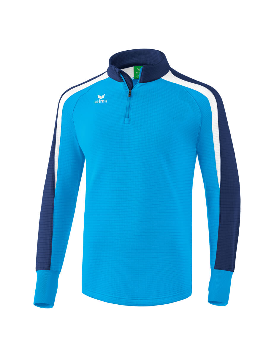 ERIMA 1261811 Sweat Entraînement Respirant Liga 2.0 Curaçao/Bleu Marin/Blanc