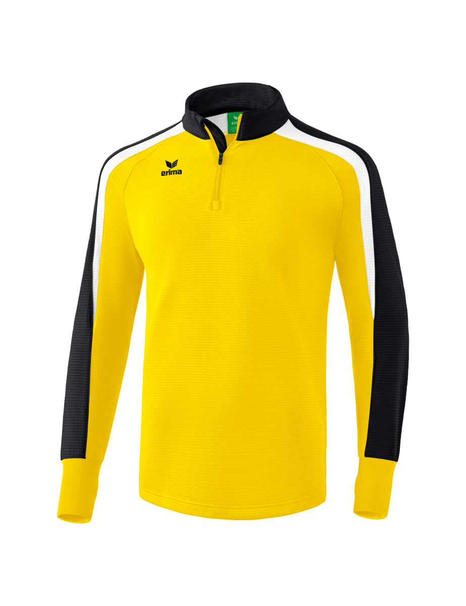 ERIMA 1261813 Sweat Entraînement Respirant Liga 2.0 Jaune/Noir/Blanc