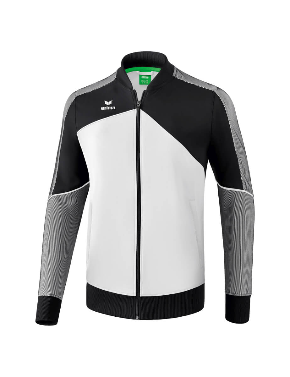 ERIMA 1011803 Veste Présentation Premium One 2.0 Blanc/Noir/Blanc