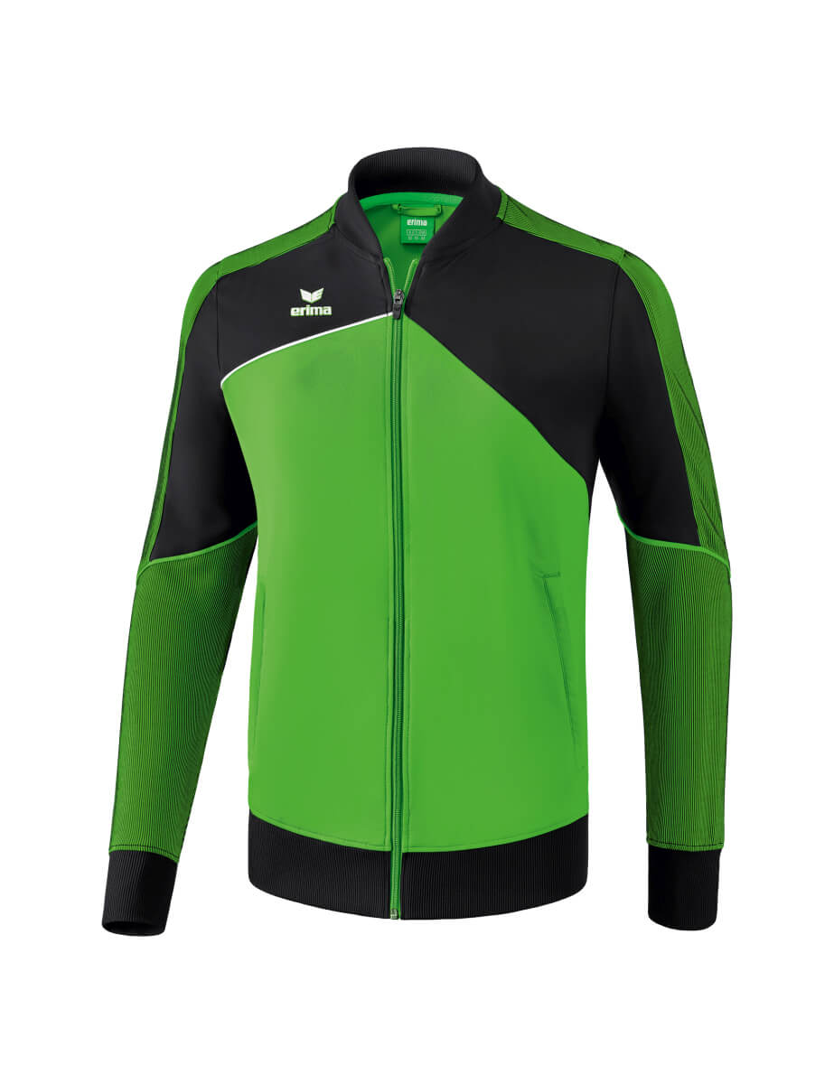 ERIMA 1011805 Veste Présentation Premium One 2.0 Vert/Noir/Blanc