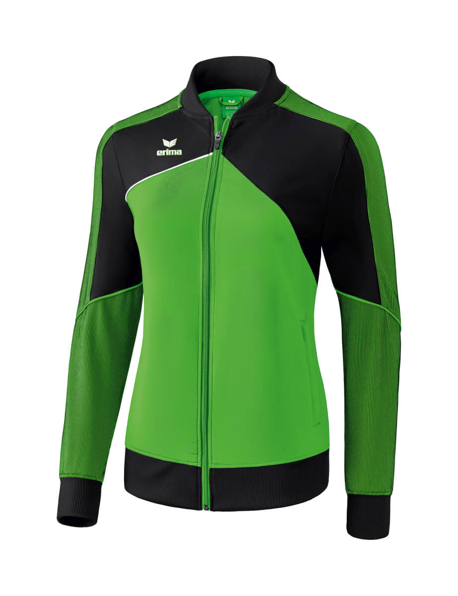 ERIMA 1011813 Veste Présentation Premium One 2.0 Vert/Noir/Blanc