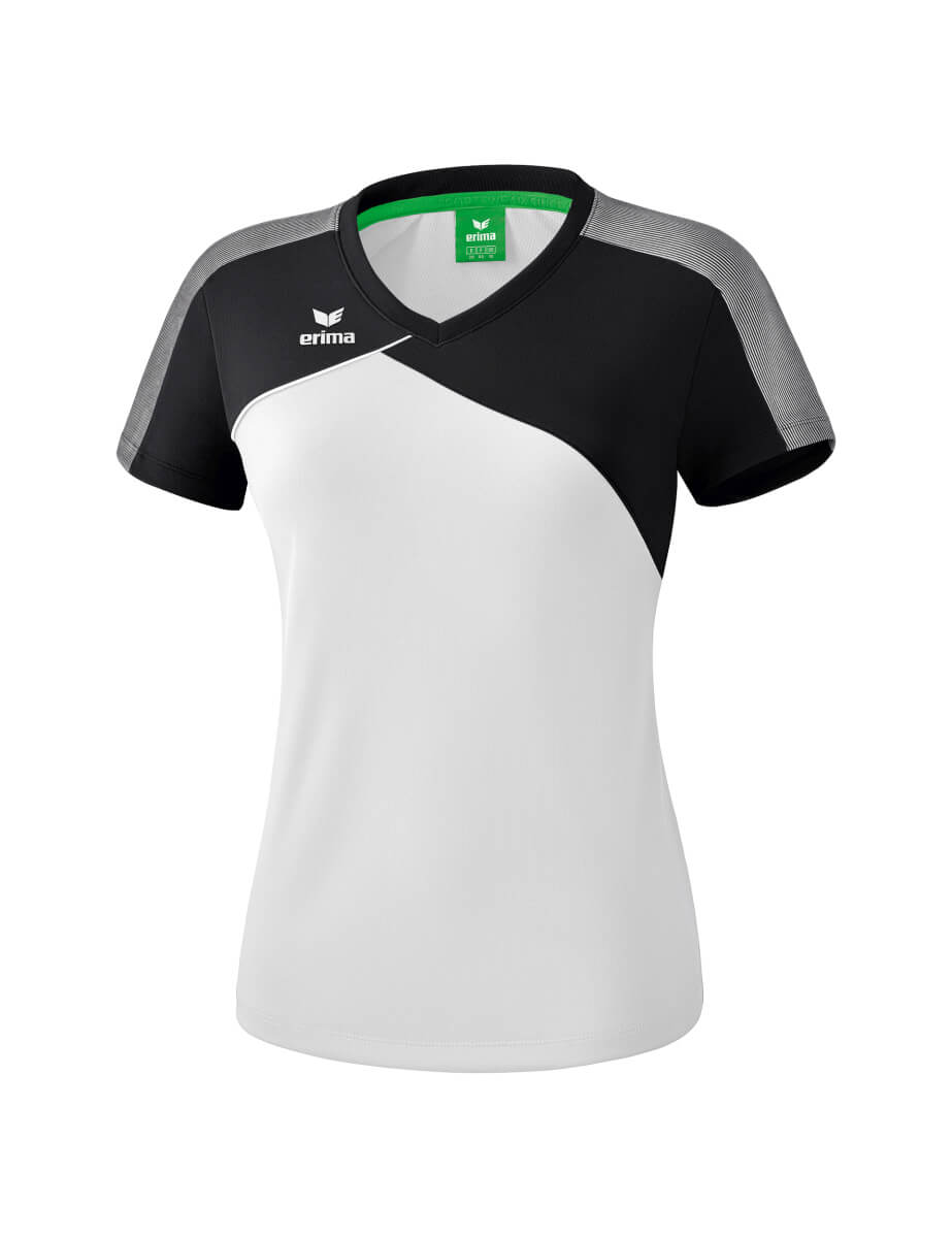 Erima Womens Premium One 2.0 Polo-Shirt New Royal//Black//White//Blck