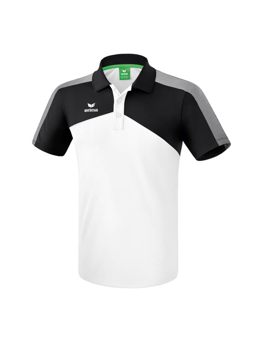 ERIMA 1111803 Polo Premium One 2.0 White/Black/White