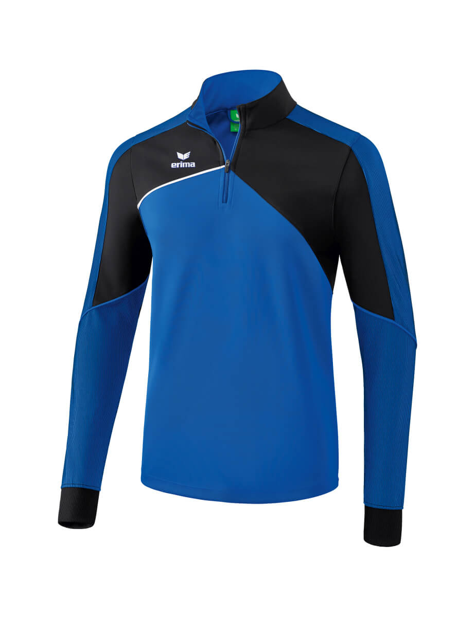 ERIMA 1261801 Sweat Entraînement Premium One 2.0 Bleu Royal/Noir/Blanc