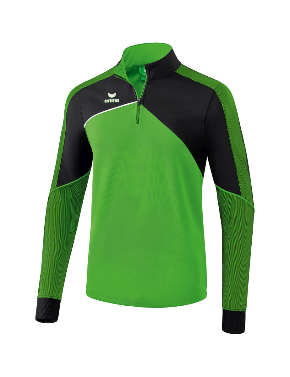 ERIMA 1261803 Sweat Entraînement Premium One 2.0 Vert/Noir/Blanc